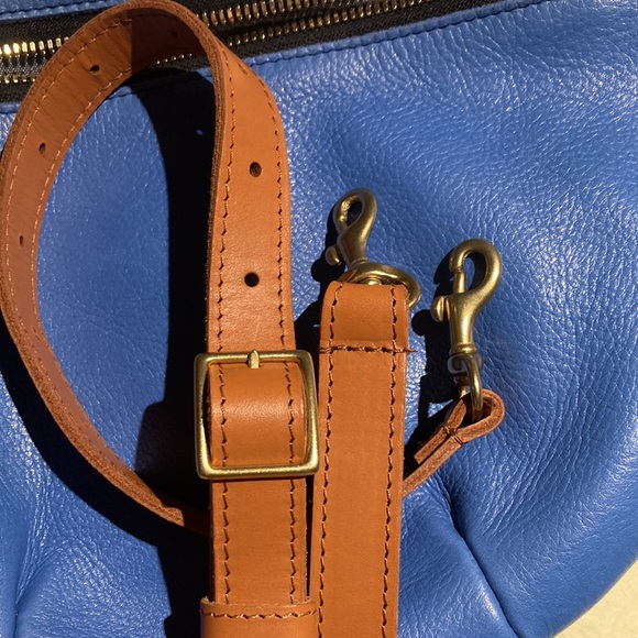 Clare V Grande Fanny in Rare Cobalt Blue Excellent! - Picture 7 of 12